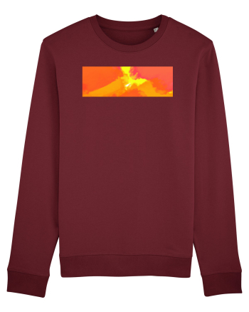 Abstract 5 Burgundy