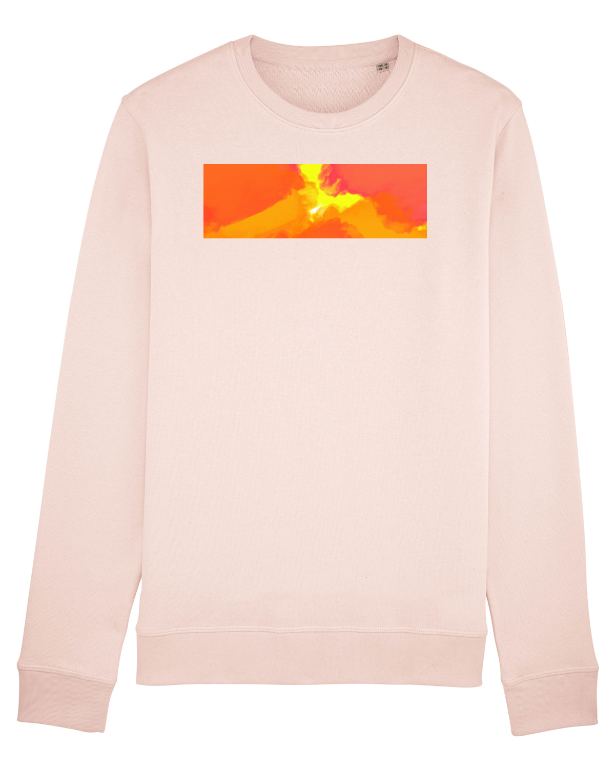 Bluză mânecă lungă Unisex Rise Candy Pink