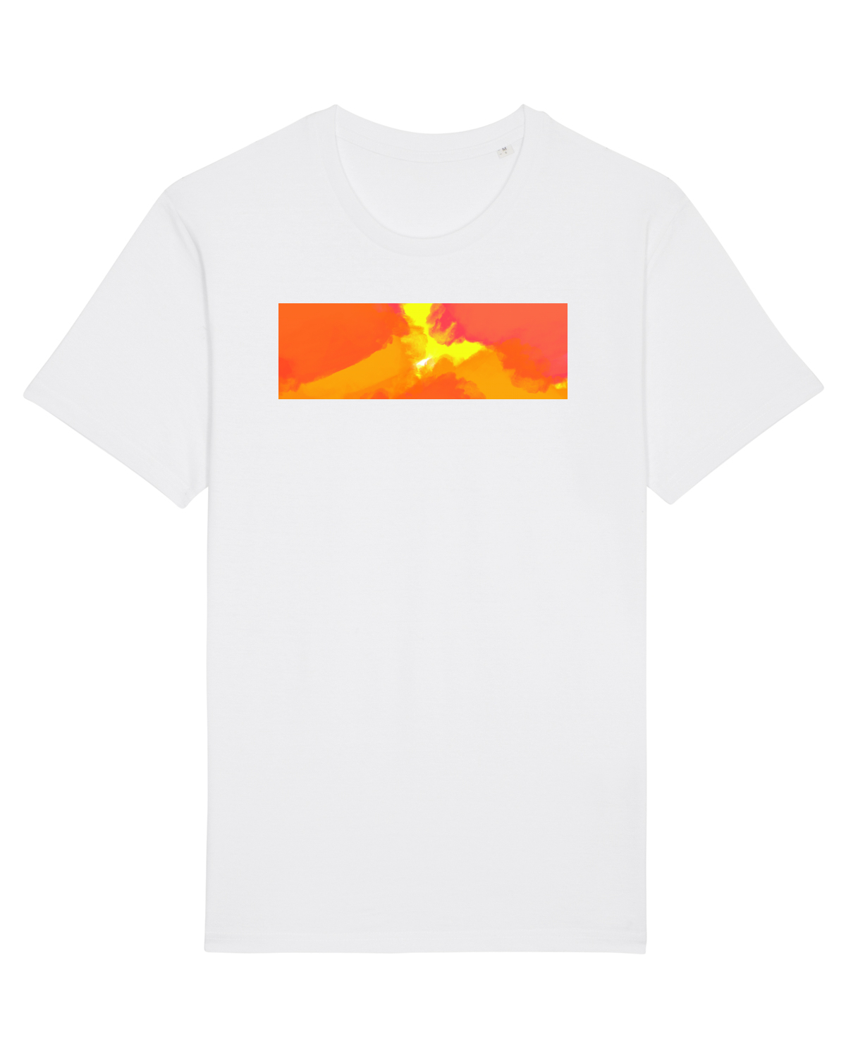 Tricou mânecă scurtă Unisex Rocker White