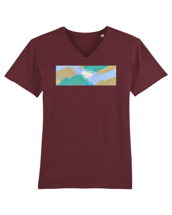 Abstract 6 Burgundy