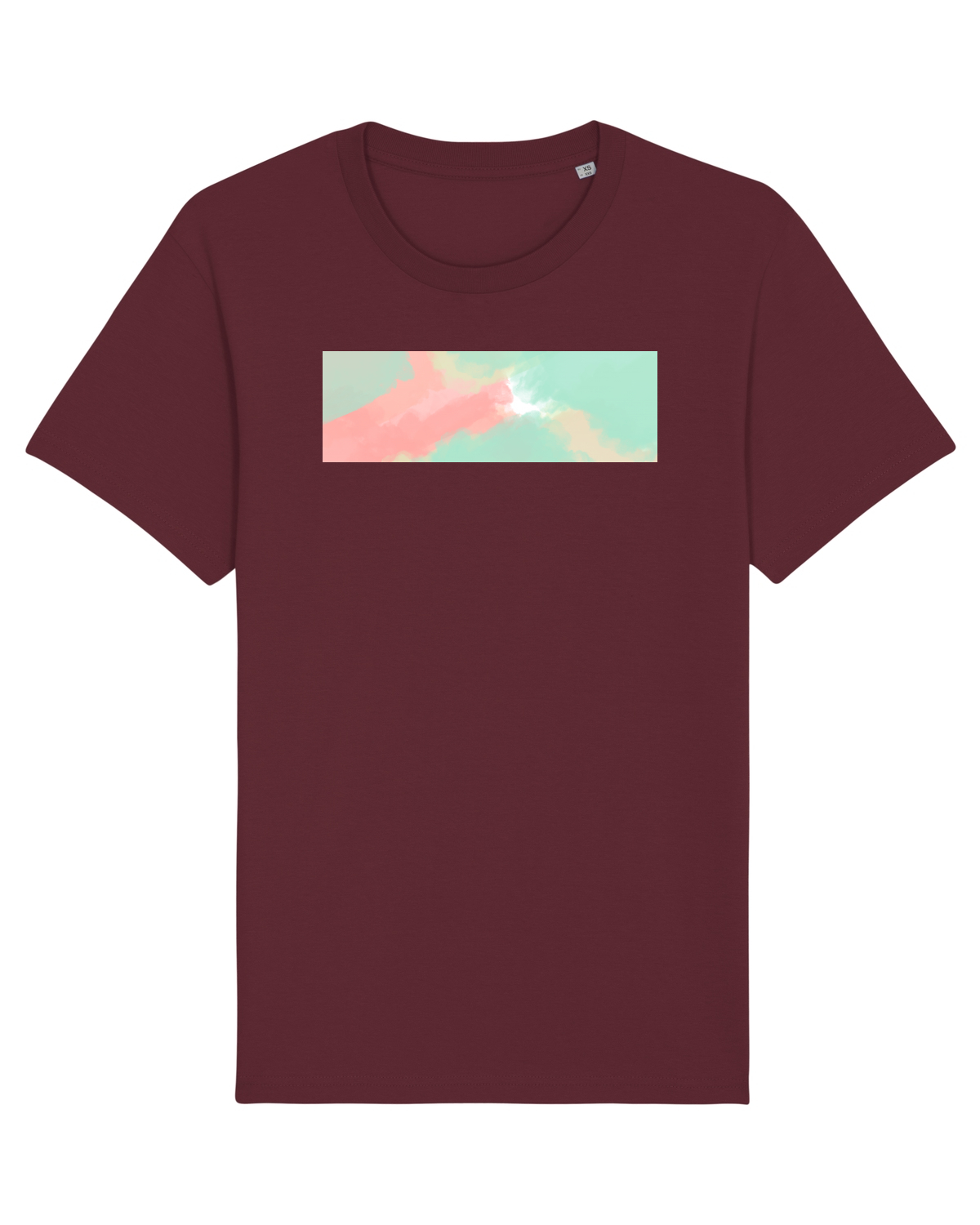 Tricou mânecă scurtă Unisex Rocker Burgundy
