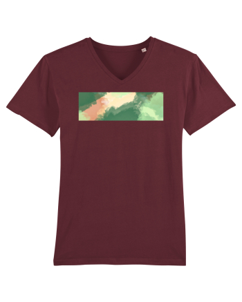 Abstract 9 Burgundy