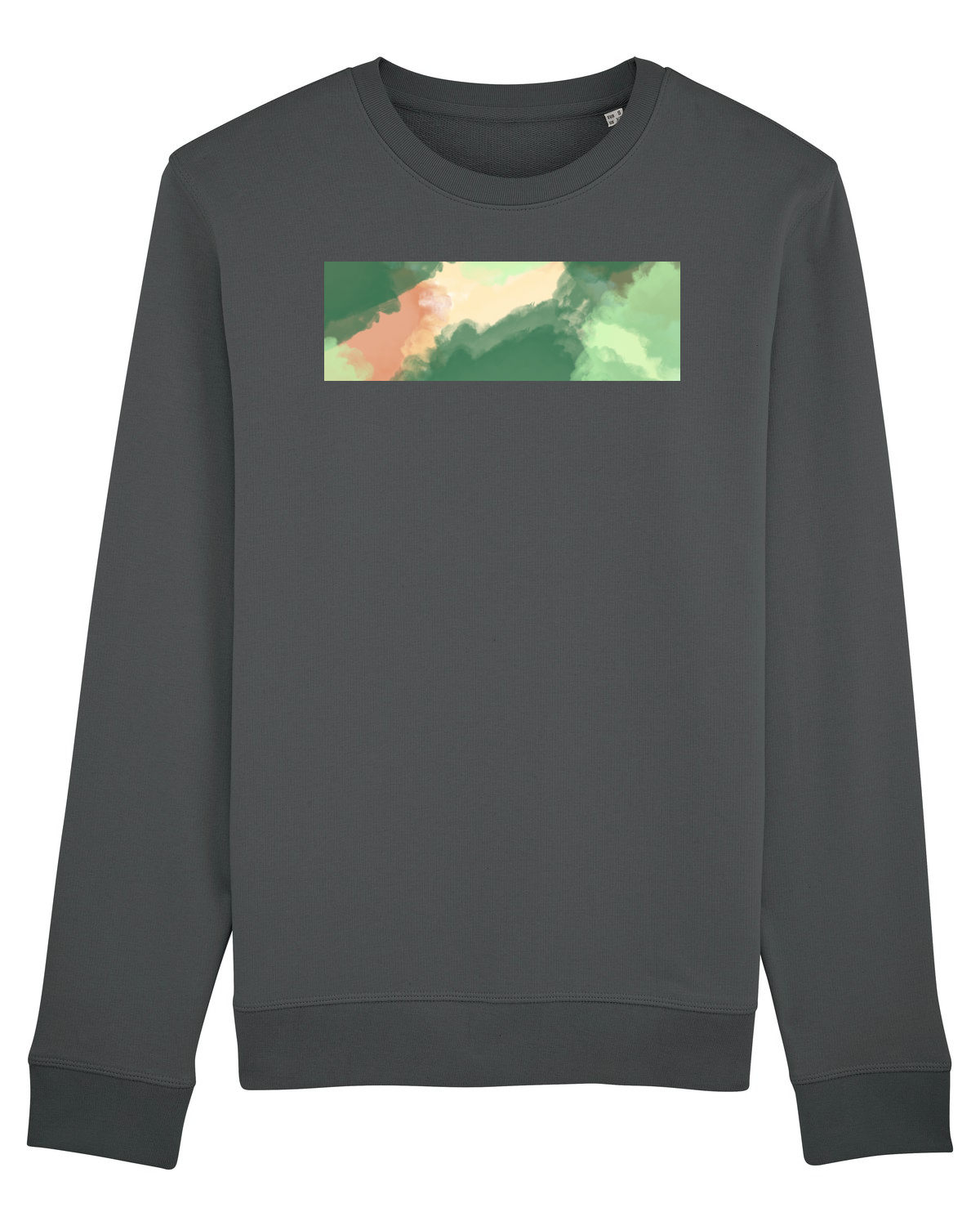Bluză mânecă lungă Unisex Rise Anthracite