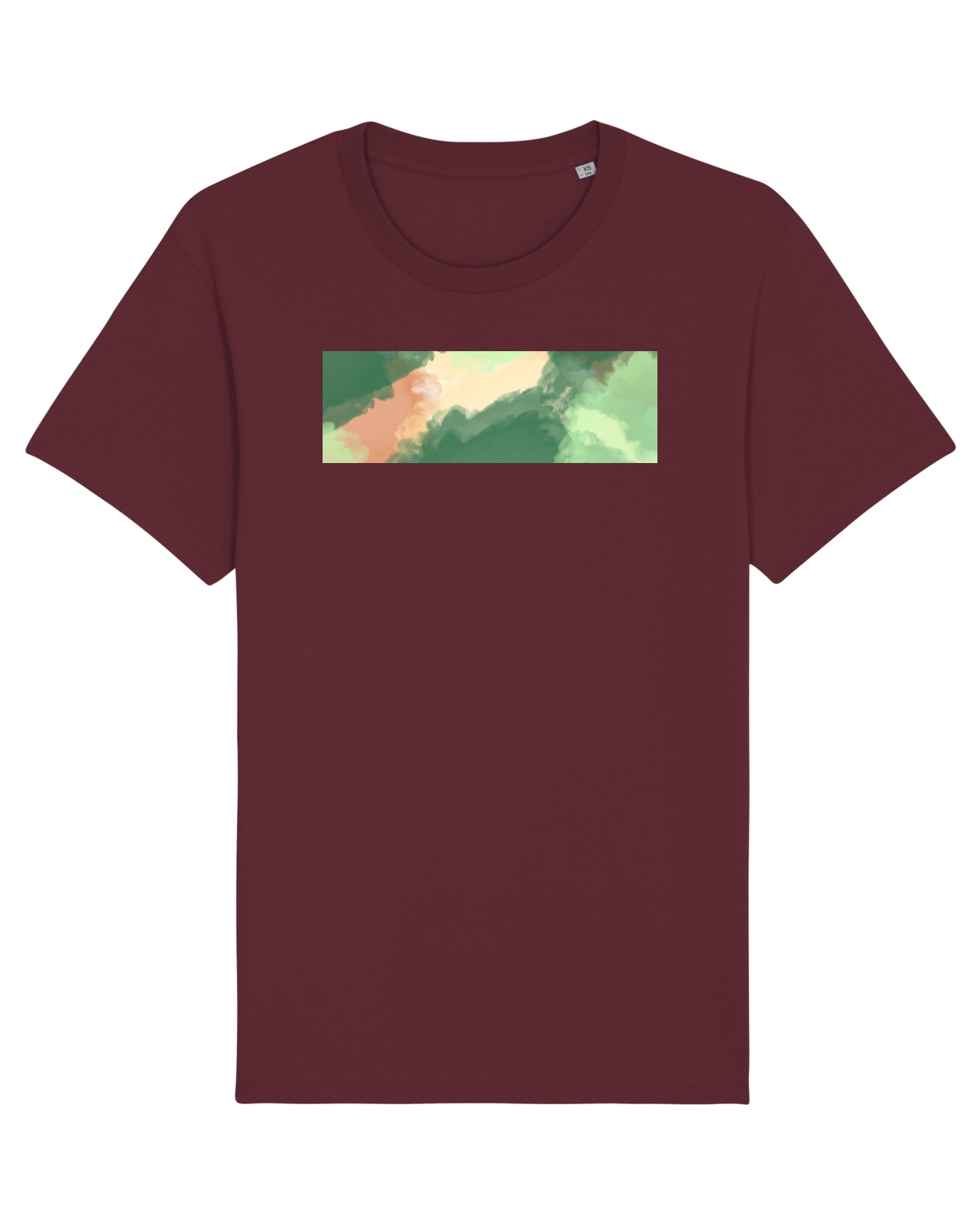 Tricou mânecă scurtă Unisex Rocker Burgundy