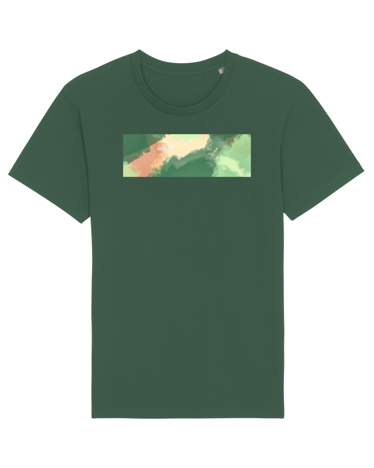 Tricou mânecă scurtă Unisex Rocker Bottle Green