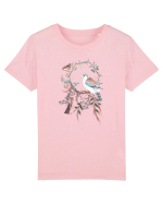 Pasare cu Fluturi în Dreamcatcher Tricou mânecă scurtă  Copii Mini Creator
