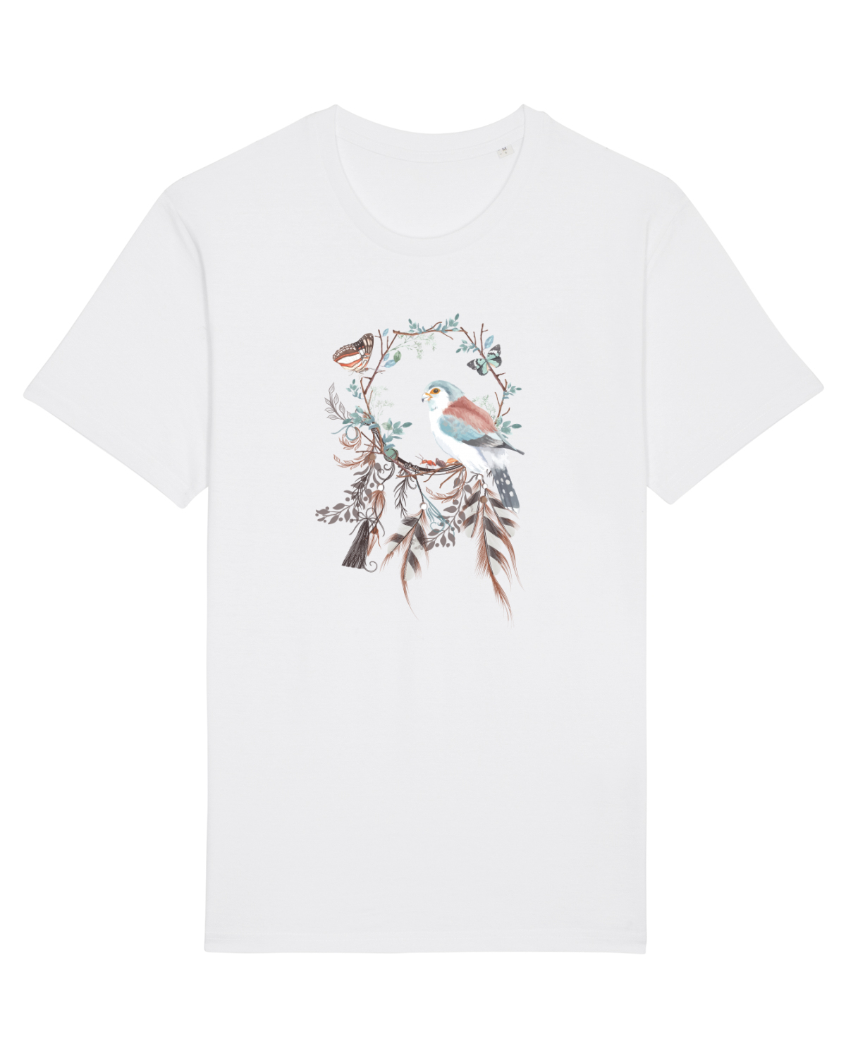 Tricou mânecă scurtă Unisex Rocker White