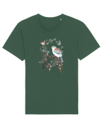 Pasare cu Fluturi în Dreamcatcher Tricou mânecă scurtă Unisex Rocker