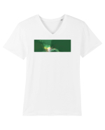 Abstract 11 Tricou mânecă scurtă guler V Bărbat Presenter