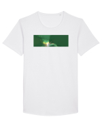 Abstract 11 Tricou mânecă scurtă guler larg Bărbat Skater
