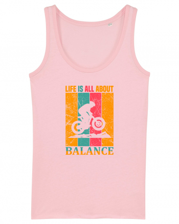 Life Is All About Balance Cotton Pink