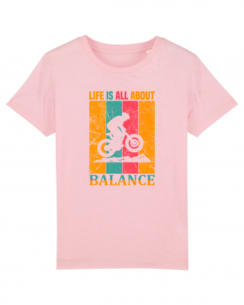 Life Is All About Balance Cotton Pink