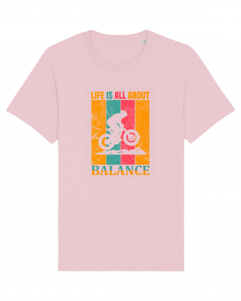 Life Is All About Balance Cotton Pink