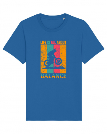 Life Is All About Balance Royal Blue