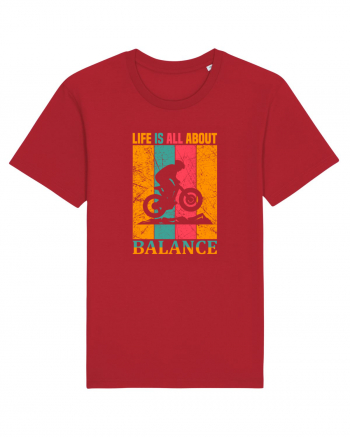 Life Is All About Balance Red