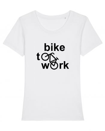 Bike To Work White