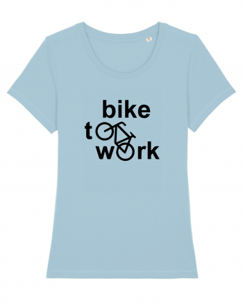 Bike To Work Sky Blue