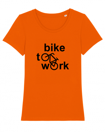 Bike To Work Bright Orange