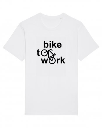 Bike To Work White