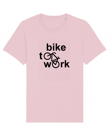 Bike To Work Cotton Pink