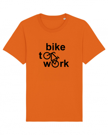 Bike To Work Bright Orange