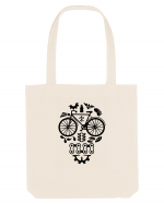 Bicycle Skull Sacoșă textilă