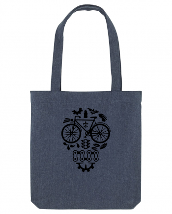 Bicycle Skull Midnight Blue