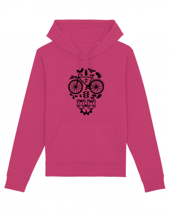 Bicycle Skull Raspberry