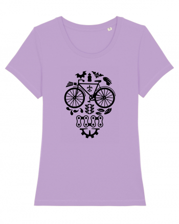 Bicycle Skull Lavender Dawn