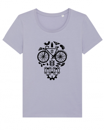 Bicycle Skull Lavender