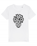 Bicycle Skull Tricou mânecă scurtă  Copii Mini Creator