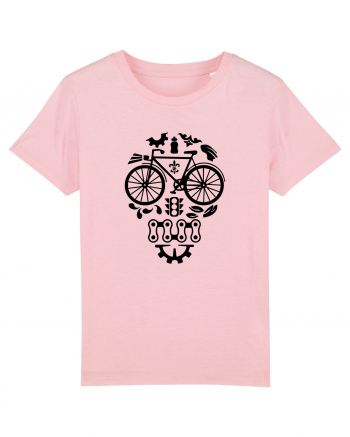 Bicycle Skull Cotton Pink