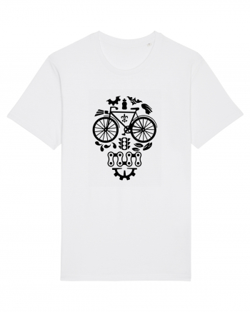 Bicycle Skull White