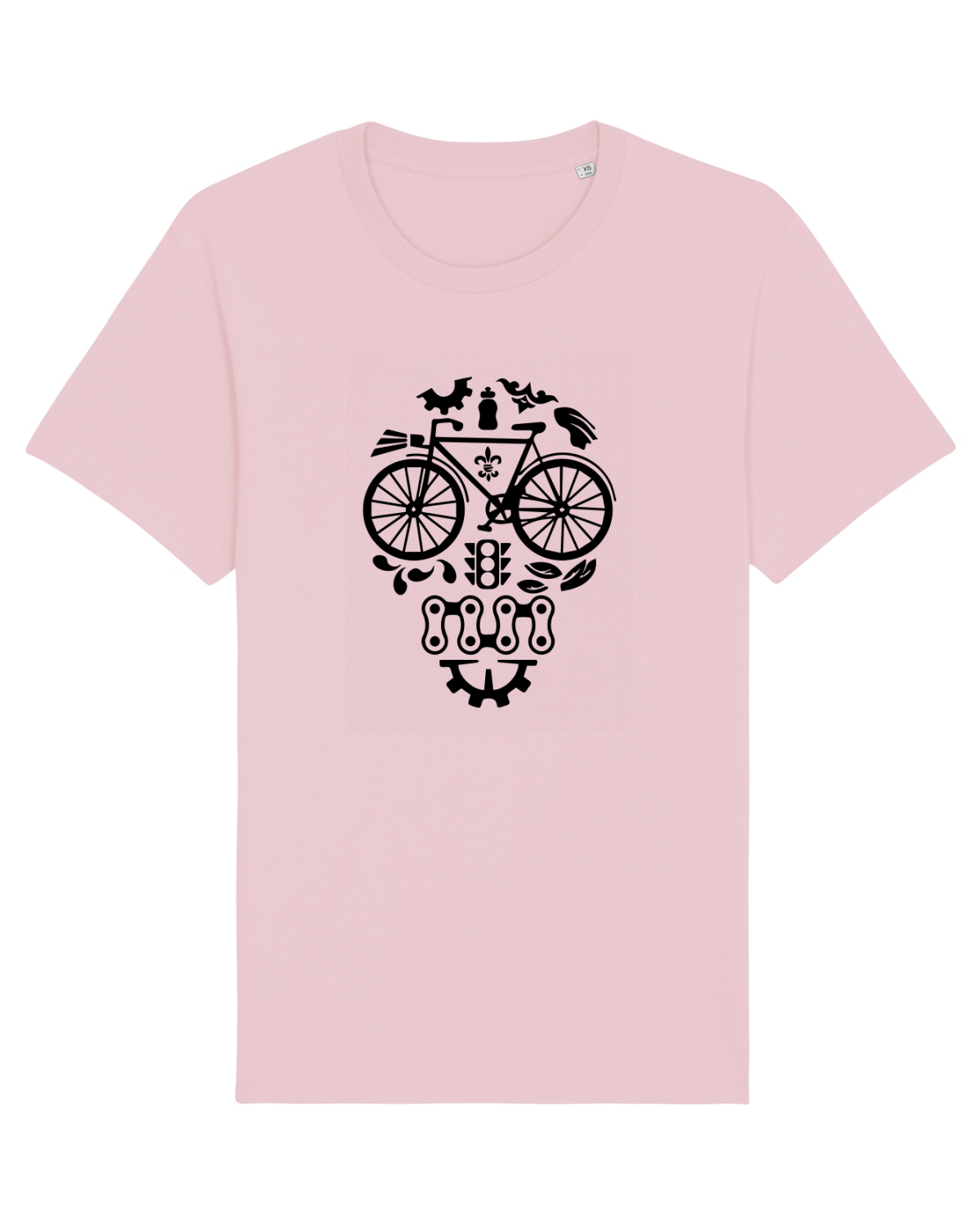 Tricou mânecă scurtă Unisex Rocker Cotton Pink