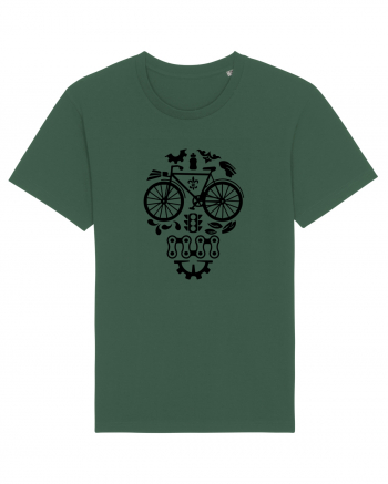 Bicycle Skull Bottle Green