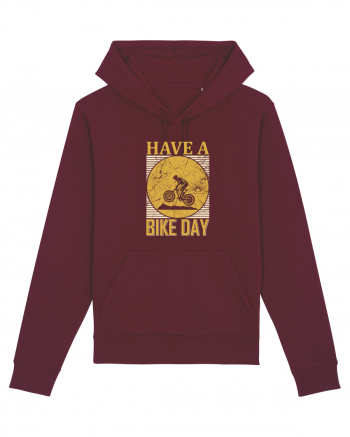 Have a Bike Day Burgundy