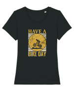 Have a Bike Day Tricou mânecă scurtă guler larg fitted Damă Expresser