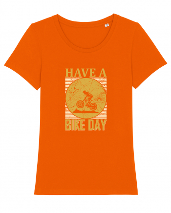 Have a Bike Day Bright Orange