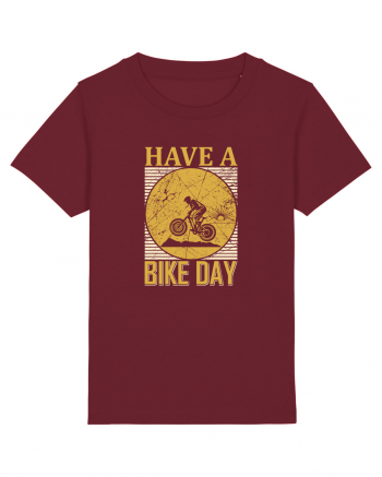 Have a Bike Day Burgundy