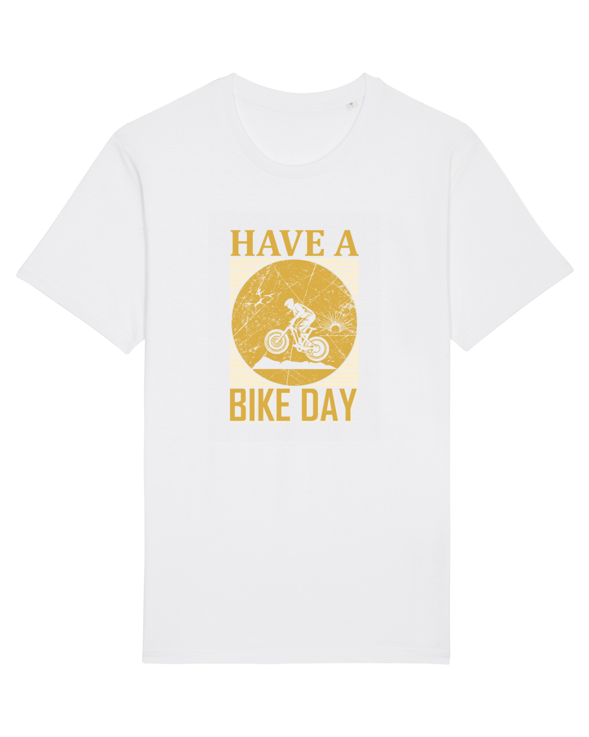 Tricou mânecă scurtă Unisex Rocker White