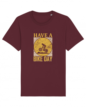 Have a Bike Day Burgundy