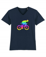 LGBT Biker Tricou mânecă scurtă guler V Bărbat Presenter