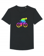 LGBT Biker Tricou mânecă scurtă guler larg Bărbat Skater