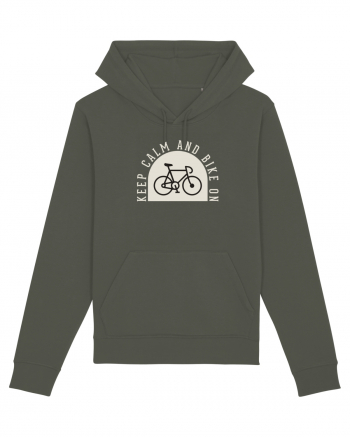 Keep Calm And Bike On Khaki