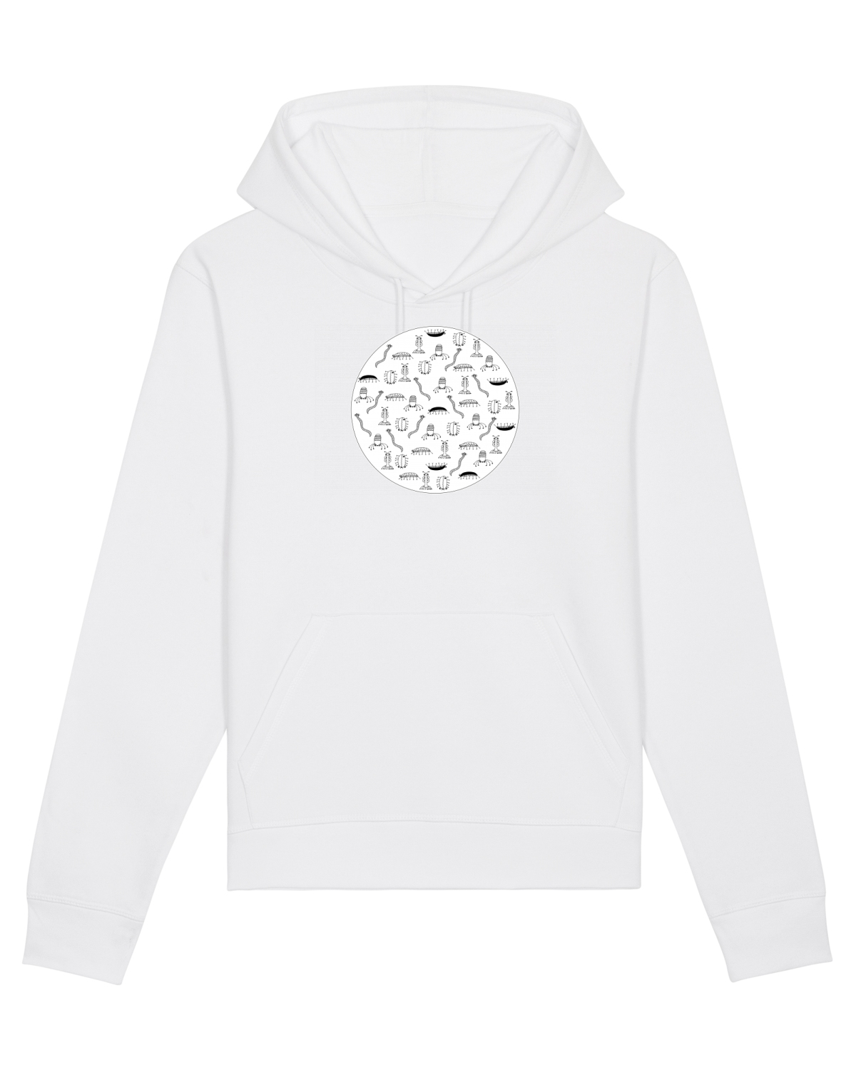 Hanorac Unisex Drummer White