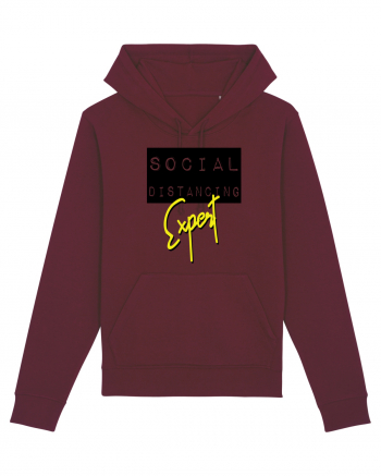 Social Distancing Expert Burgundy