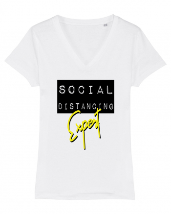 Social Distancing Expert White