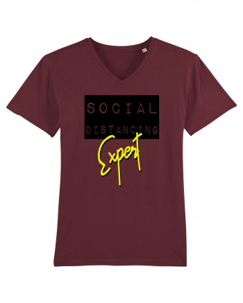 Social Distancing Expert Burgundy