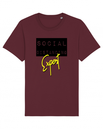 Social Distancing Expert Burgundy