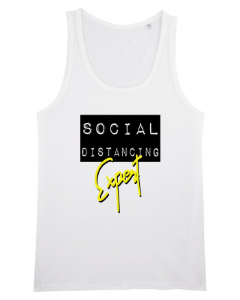 Social Distancing Expert White